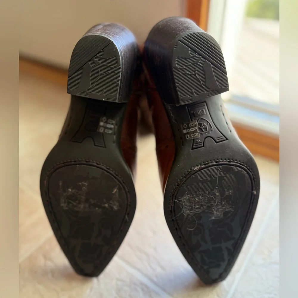 Ariat Women’s Brown Snip Toe Leather Cowboy Western Boots - Picture 7 of 7